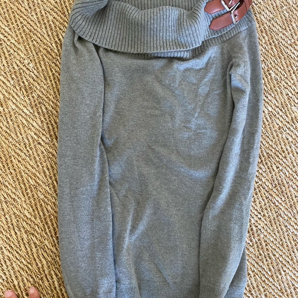 Classic Ralph Lauren sweater w leather - Picture 2 of 4